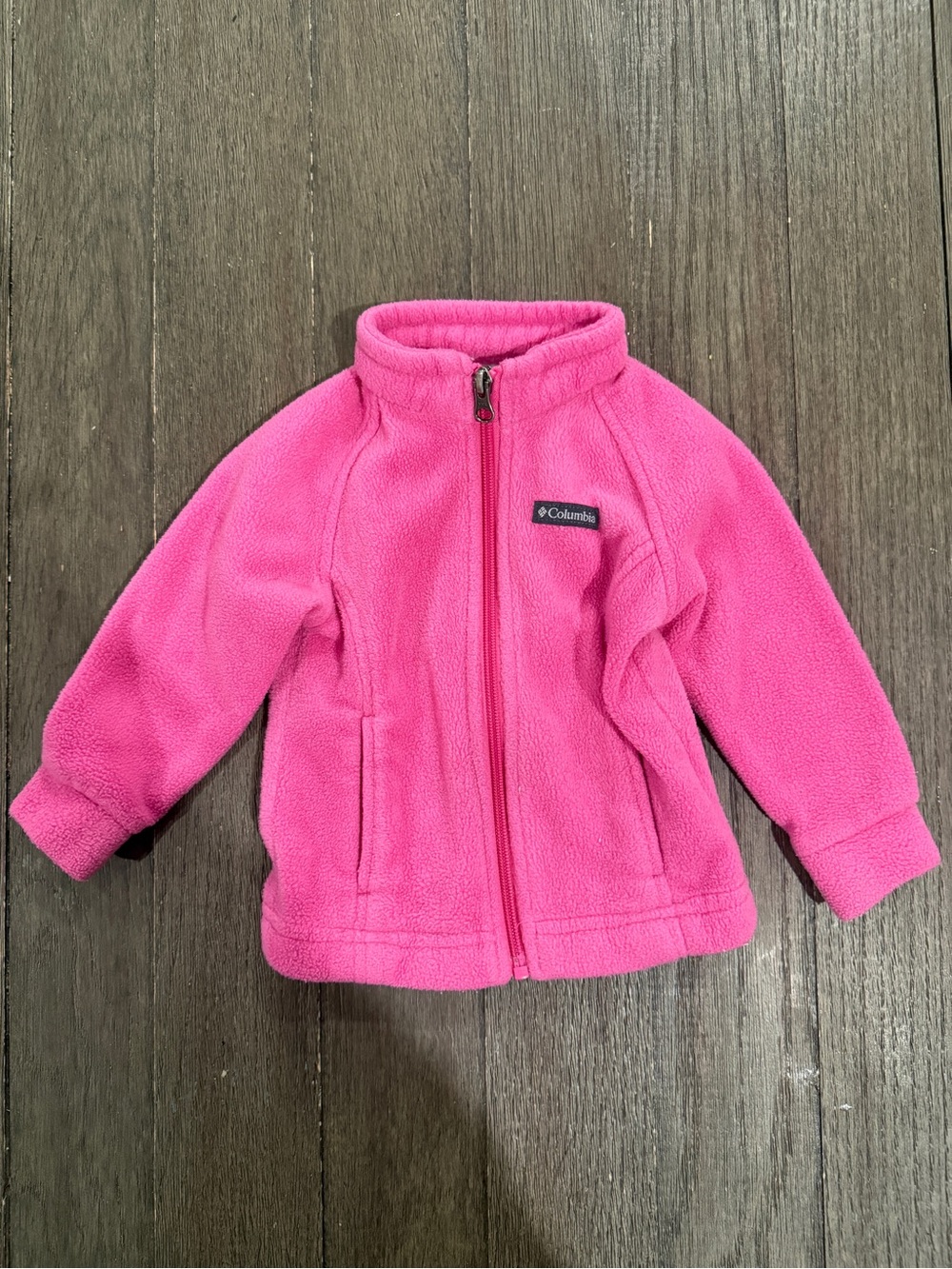 Columbia Hot Pink Fleece Zip Jacket